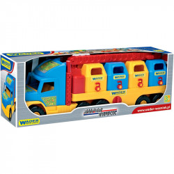 Szuper szelektív szemétgyűjtő Műanyag járművek