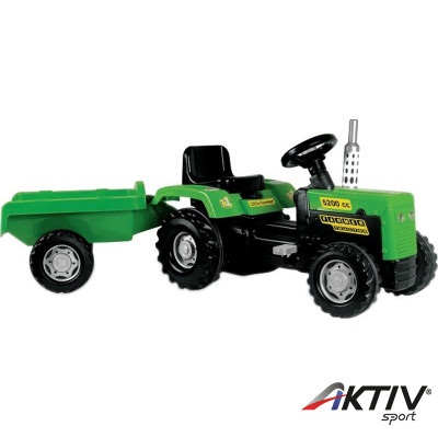 Pedálos traktor utánfutóval 173 cm