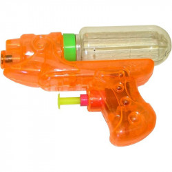 Átlátszó vizipisztoly tartállyal Sportszer