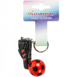 Focicipő és labda kulcstartó