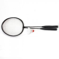 Tollaslabda szett színes hálóban Tollasütő