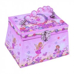 Ékszerdoboz, tündéres 12,5x16,8x10,8 cm Dobozok, ládák 4M