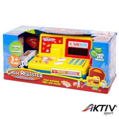 Pénztárgép kiegészítőkkel sárga