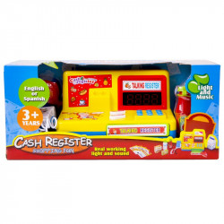 Pénztárgép kiegészítőkkel sárga