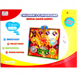 Tánc szőnyeg Hip-hop 78,5x81,5 cm Zenélő játékok