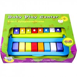 Xilofon és zongora 2 az 1-ben Ütős zenélő játékok 4M