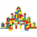 Fa építőkocka, 100 db/doboz