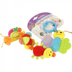 Bogárkás activity fűzér, csíptetővel Textil bébi játékok Biba Toys