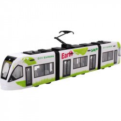 Villamos zöld Fém autók 4M