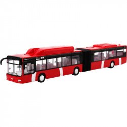 Busz 1:43 MAN piros Fém autók 4M