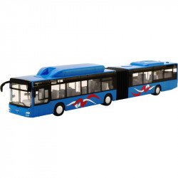 Busz 1:43 MAN kék Fém autók 4M