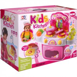 Rózsaszín kiskonyha Játék Regio