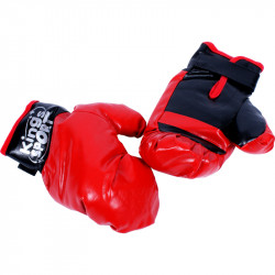Piros-fekete boksz-szett 43 cm
