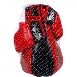 Piros-fekete boksz-szett 43 cm Sportszer 4M