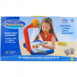 Rajzoló szett kivetítővel Színező 4M