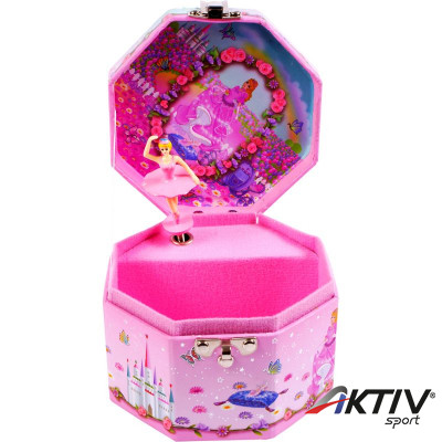 Zenélő doboz, hercegnős, ötszögletű