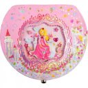 Hercegnős félkör alakú zenélő ékszerdoboz