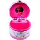 Hercegnős félkör alakú zenélő ékszerdoboz