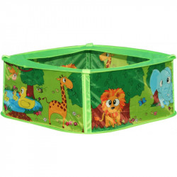 Bébimedence 50 db kislabda (75x75x30 cm) Bébi kiegészítők 4M