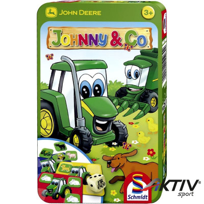 Memóriajáték fémdobozban - John Deere farmja