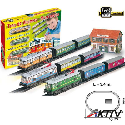 Vonatszett elemes 125x100 cm 3,4 m pályával