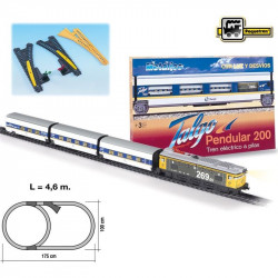 Vonatszett elemes METAL 975 Játék vonatok