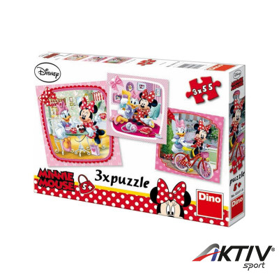 Puzzle 3x55 db - Minnie