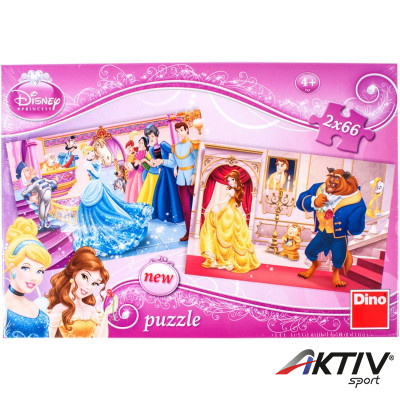 Puzzle 2x66 db - Hercegnők