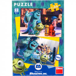 Puzzle 2x66 db - Szörny Egyetem Puzzle Dino