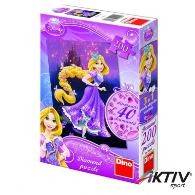 Puzzle 200 db  - Csillogó Aranyhaj hercegnő