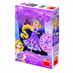 Puzzle 200 db  - Csillogó Aranyhaj hercegnő Puzzle Dino