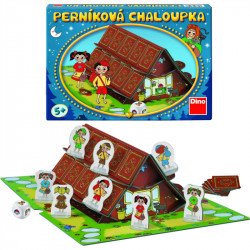 Társasjáték - Mézeskalács házikó Szórakoztató játékok Dino