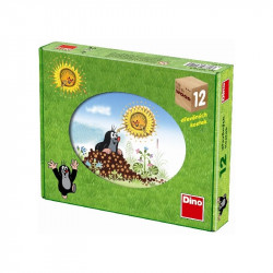Fa mesekocka 12 db - Kisvakond Puzzle Dino