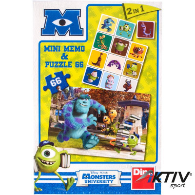 Mini memória  puzzle - Szörny egyetem