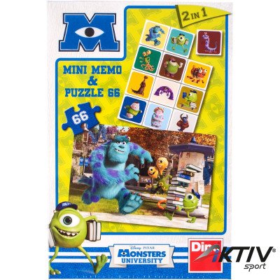 Mini memória  puzzle - Szörny egyetem