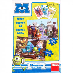 3in1 játékszett - Szörny Egyetem Memória játékok Dino