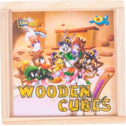 Fa mesekocka, 9 db - Bolondos dallamok Készségfejlesztő játékok