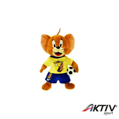Plüss figura, 20 cm - Jerry focilabdával