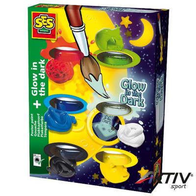 Tempera festék - sötétben világító