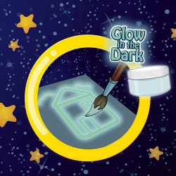 Tempera festék - sötétben világító