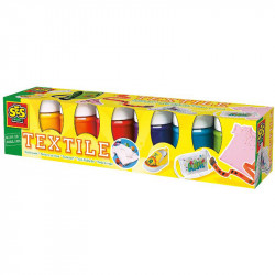 Textilfesték 6x50 ml Színező SES Creative