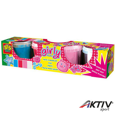 Gyurma szett - lányoknak, 4x120 g