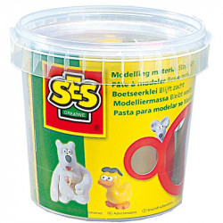 Gyurma szett vödörben - 6 db Gyurma SES Creative