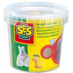 Gyurma szett vödörben - 6 db Gyurma SES Creative