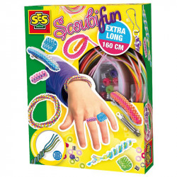 Ékszerek scoubidou fonalból Kreatív készletek SES Creative