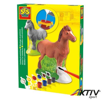 Gipszkiöntő játék - 3D  lovacska