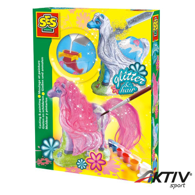 Gipszkiöntő - csillogó lovacskák