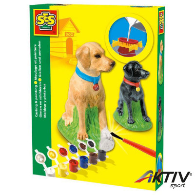 Gipszkiöntő játék - 3D  labrador kutyus