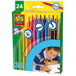 Filctoll - 24 db Színező SES Creative