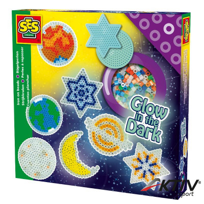 Vasalható gyöngy - 1000 db sötétben világító